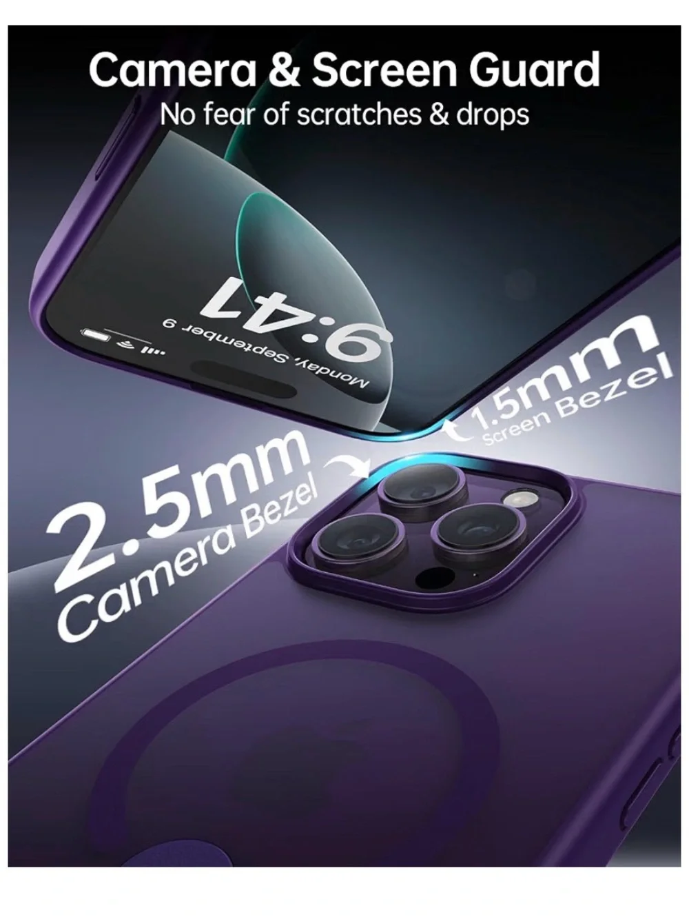 FANSEESY sleek purple
